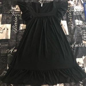 Black flowy dress